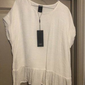white tee